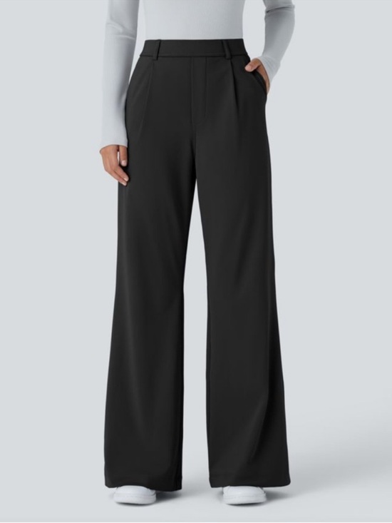 HALARA Pants - Halara Flex DayStretch High Rise Pocket Work Flare Pants Black NWT M